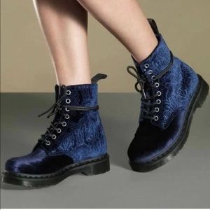 Dr. Martens 1460 Brocade Velvet Combat Boots